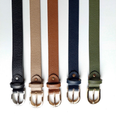 Lederg�rtel Damen - Gr. 100 - gold Schnalle - schwarz