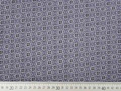 RESTST�CK 99 cm French Terry Sweat Viskose Blumenr�der, grau