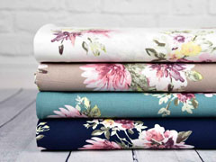 RESTST�CK 62 cm Viskose Blumen Dahlien, dunkelbeige