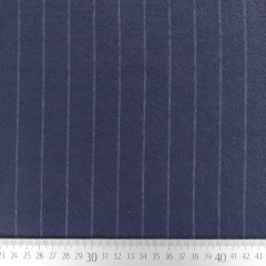 RESTST�CK 50 cm Jersey Stoff Heavy Stretchjersey Nadelstreifen, wei� dunkelblau