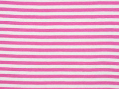 B�ndchenstoff Streifen 5 mm garngef�rbt, pink wei�