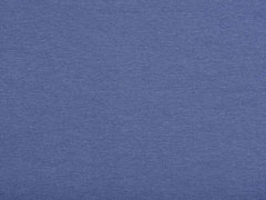 B�ndchenstoff Meterware Glattstrick uni, jeansblau