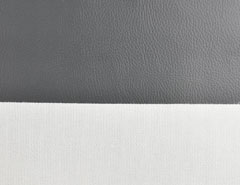 Kunstleder Lederimitat f�r Taschen gepr�gte Optik, dunkelgrau