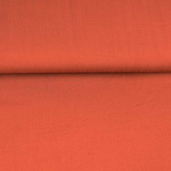 Visksose Stoff uni, terracotta