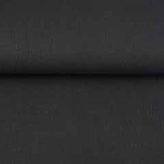 Musselin Stoff Double Gauze uni, schwarz