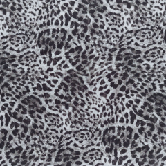 RESTST�CK 63 cm Viskose Webware Leopardenmuster, schwarz grau aus LENZING™ ECOVERO™ Viscosefasern