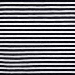 RESTST�CK 25 cm Jerseystoff Streifen 5 mm, schwarz wei�