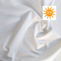 Badeanzugstoff Funktionsjersey uni, reinwei�