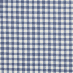 RESTST�CK 50 cm Flanellstoff Baumwollstoff Karomuster kariert, jeansblau wei�