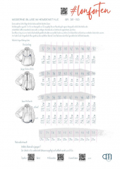 Papierschnittmuster Frau Marzi #longforten, Bluse Hemd