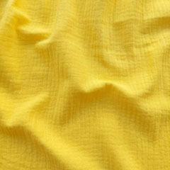Musselin Stoff Double Gauze uni,�gelb