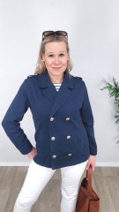 Baumwolltwill Trenchcoatstoff Jackenstoff Hosenstoff - Admiral Blue
