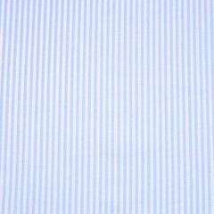 Baumwollstoff Streifen 3 mm garngef�rbt, hellblau wei�