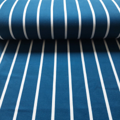 Frottee Stoff Streifen dunkelblau-wei� - Beachwear Stoff f�r Strandt�cher & Badem�ntel