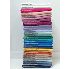 Musselin Stoff Double Gauze uni, helles aqua blau