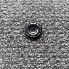 Italienischer Wollstoff mit Texture Deadstock Designerstoff -grau - Made in Italy