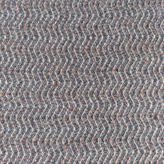 Wollstoff Zickzackmuster Deadstock Designerstoff -terracottabraun grau - Made in Italy