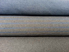 RESTST�CK 50 cm festerer French Terry Streifen grau/blau