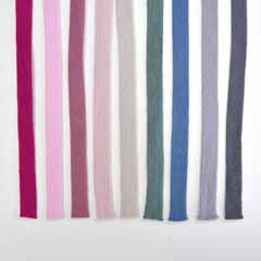 Flache Kordel Hoodiekordel Kapuzenband 15 mm, dunkelgrau