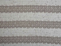 RESTST�CK 125 cm Strickstoff Blockstreifen leicht transparent, taupe