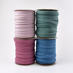 Flache Kordel Hoodiekordel Kapuzenband 15 mm, dunkelblau
