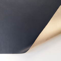 Lederimitat mit Wildleder-Imitat R�cken elastisch, matt dunkelblau