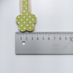 Taschenhenkel 40 cm kleine Punkte Kunstleder, wei� hellgr�n natur
