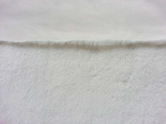 Fellimitat Pelzimitat Fake Fur flauschig butterweich, cremewei�