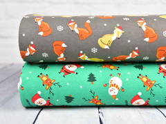 Jersey Weihnachtsf�chse, taupe