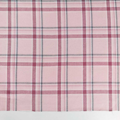 Flanell Stoff Karomuster karierter Baumwollstoff, dunkelaltrosa grau rosa