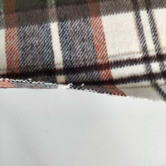 Webware kariert Karomuster Deadstock flauschig, armygr�n