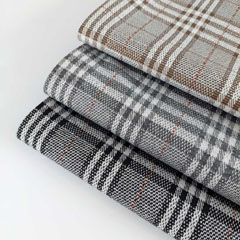 RESTST�CK 82 cm Jacquard Stoff Glencheck Webware Karomuster Glitzer, khakigr�n wei�