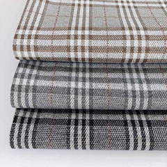 RESTST�CK 82 cm Jacquard Stoff Glencheck Webware Karomuster Glitzer, khakigr�n wei�