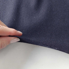 Wollstoff Pique �hnliche Textur, dunkelblau