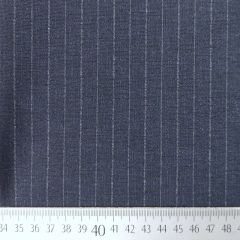 RESTST�CK 50 cm Punto di Roma Heavy Stretchjersey Nadelstreifen, hellgrau dunkelblau