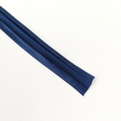 Schr�gband Satin gl�nzend vorgefalzt 20 mm, marineblau