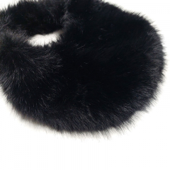 Fake Fur Felltasche flauschig weich uni, schwarz