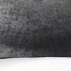 Satinstoff Webware Foliendruck gl�nzend elastisch, schwarz