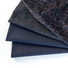 Punto di Roma Heavy Stretchjersey Leopardenmuster, braun schwarz grau