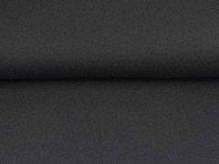 RESTST�CK 50 cm Strickstoff Baumwolle Meterware Glattstrick uni, schwarz