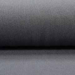 Strickstoff Baumwolle Meterware uni, dunkelgrau