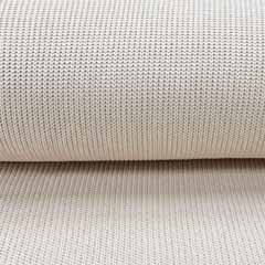 Strickstoff Baumwolle Halbpatent gerippt, natur