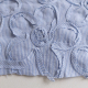 baumwollstoff mit blumen applikation
