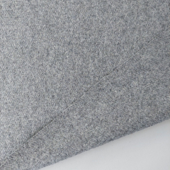 EINZELST�CK 175 cm Wollstoff Woolblend Jackenstoff Deadstock, grau meliert - Made in Italy