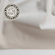 Baumwoll Twill Mantel Stoff, hellbeige (sand) - Made in Italy - Deadstock