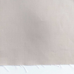 Baumwoll Twill Mantel Stoff, hellbeige (sand) - Made in Italy - Deadstock
