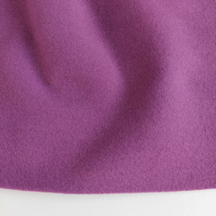 Jackenstoff Mantelstoff Velourstoff Lodenstoff Meterware weich uni - Orchidee (helles Lila)