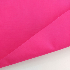 Silky Cotton Baumwollstoff Blusenstoff Hemdenstoff uni, Rosa Vibrante (pink) - Made in Italy