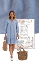 Viskose-Leinen Stoff weich fallend schilfgr�n – Twill Sommerstoff f�r Blusen, Kleider & Hosen
