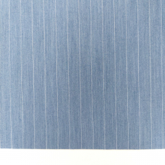 Webware mit Stretch Nadelstreifen, wei� jeansblau